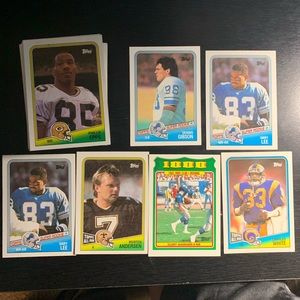 50+ 1988 Vintage Topps NFL Card Lot